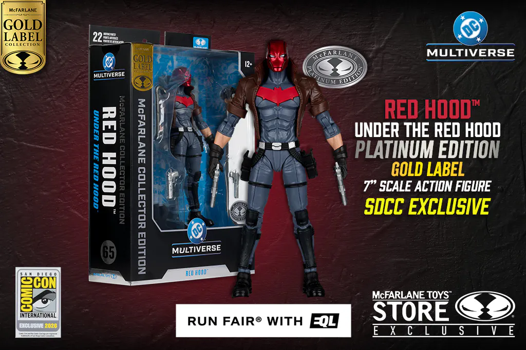 Hero image for Red Hood (Under the Red Hood) McFarlane Collector Platinum Edition 7" Figure