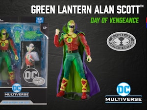 Image of Green Lantern Alan Scott (Day of Vengeance) McFarlane Collector Edition Platinum CHASE