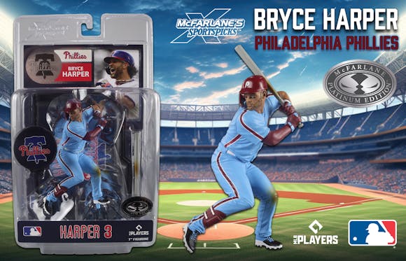 Hero image for Bryce Harper (Philadelphia Phillies) McFarlane's SportsPicks Platinum Edition