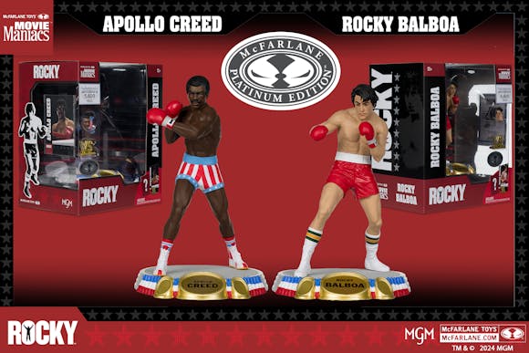 Hero image for Rocky Balboa & Apollo Creed (Movie Maniacs: Rocky) Platinum Edition