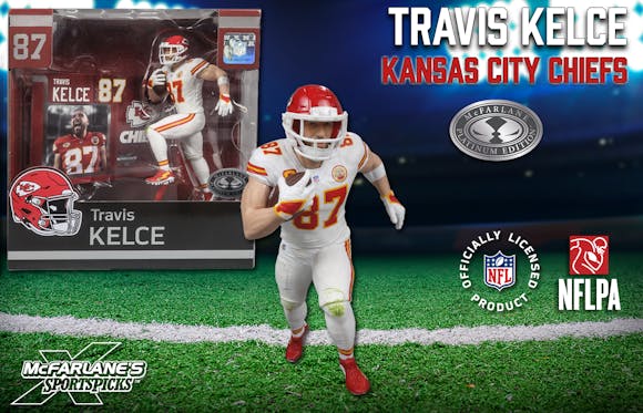 Hero image for Travis Kelce (Kansas City Chiefs) McFarlane's Sports Picks Platinum Edition