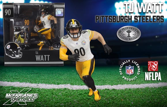 Hero image for TJ Watt (Pittsburgh Steelers) McFarlane's SportsPicks Platinum Edition