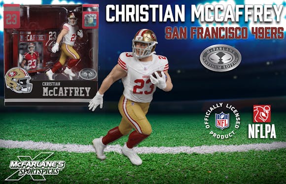 Hero image for Christian McCaffrey (San Francisco 49ers) McFarlane's SportsPicks Platinum Edition