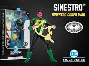 Image of Sinestro (Sinestro Corps War)  McFarlane Collector Edition Platinum