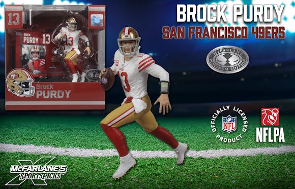 Hero image for Brock Purdy (San Francisco 49ers) McFarlane's SportsPicks Platinum Edition