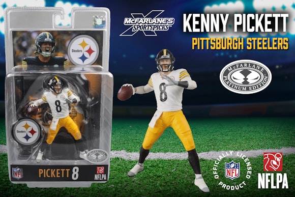 Hero image for Kenny Pickett (Pittsburgh Steelers) McFarlane's SportsPicks Platinum Edition