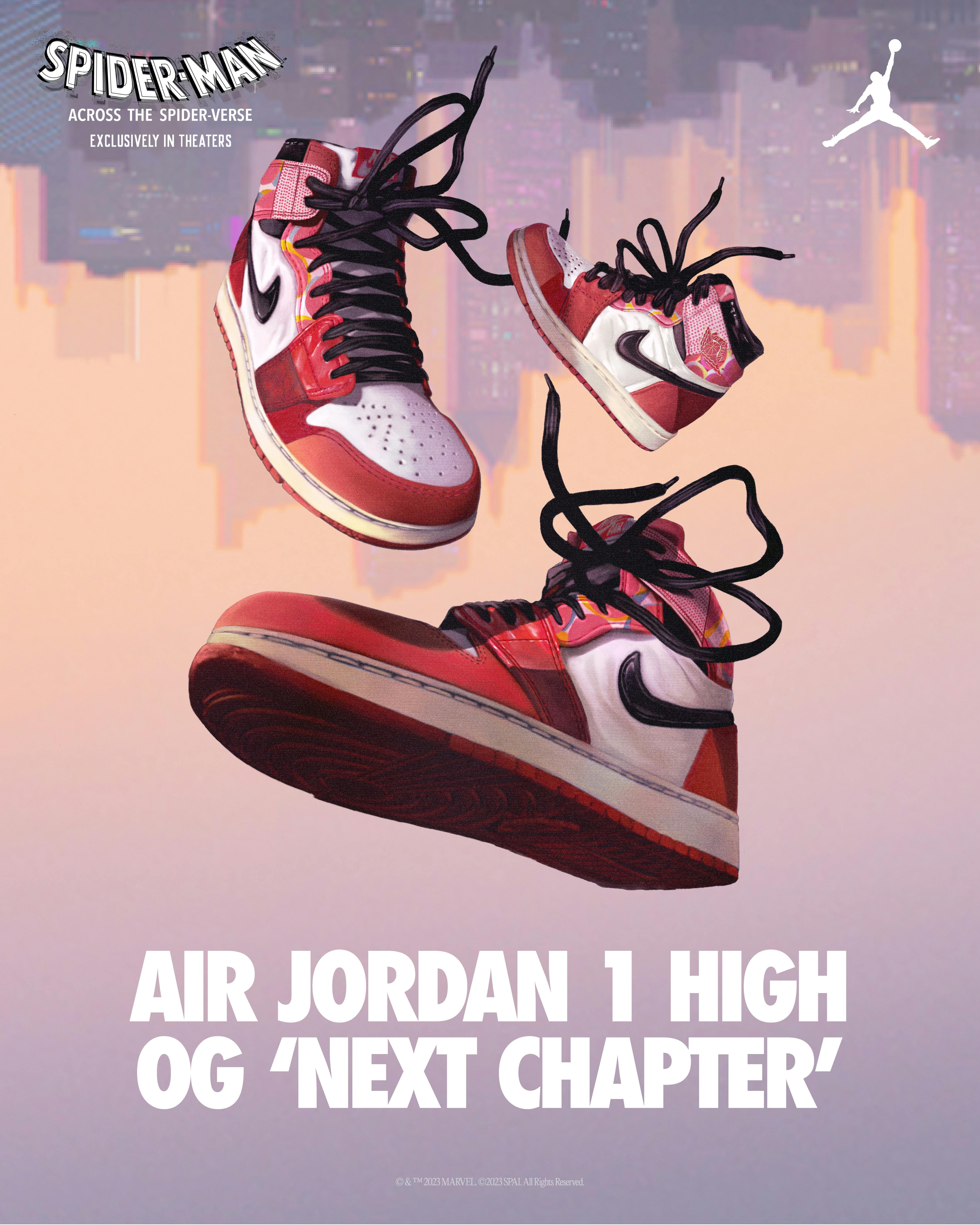 AJ1 HI OG 'NEXT CHAPTER' AS “AS SEEN ON MILES MORALES IN SPIDER