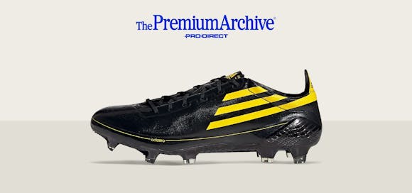 Hero image for adidas F50 Ghosted Adizero - Core Black/Yellow/Core Black at Pro:Direct Soccer