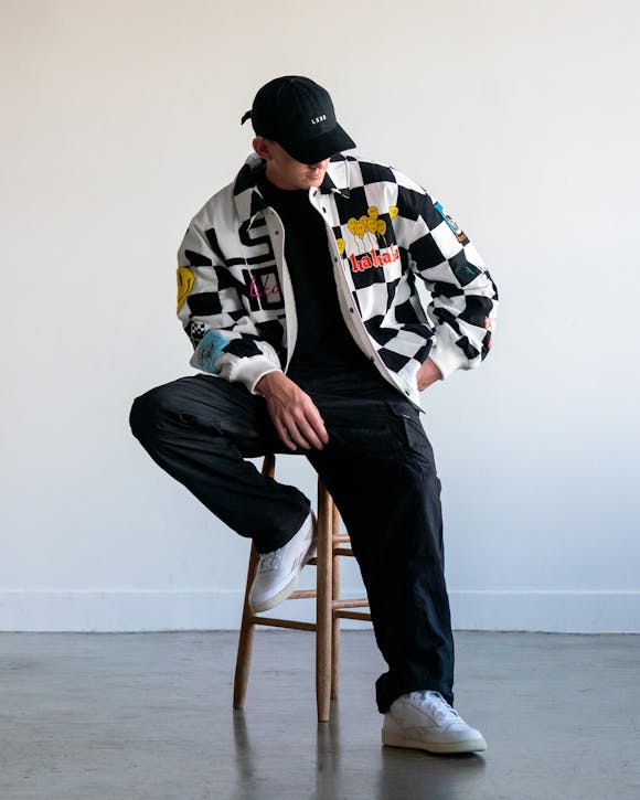 Hero image for Kyle LeBlanc x LSKD Jacket - Black-White