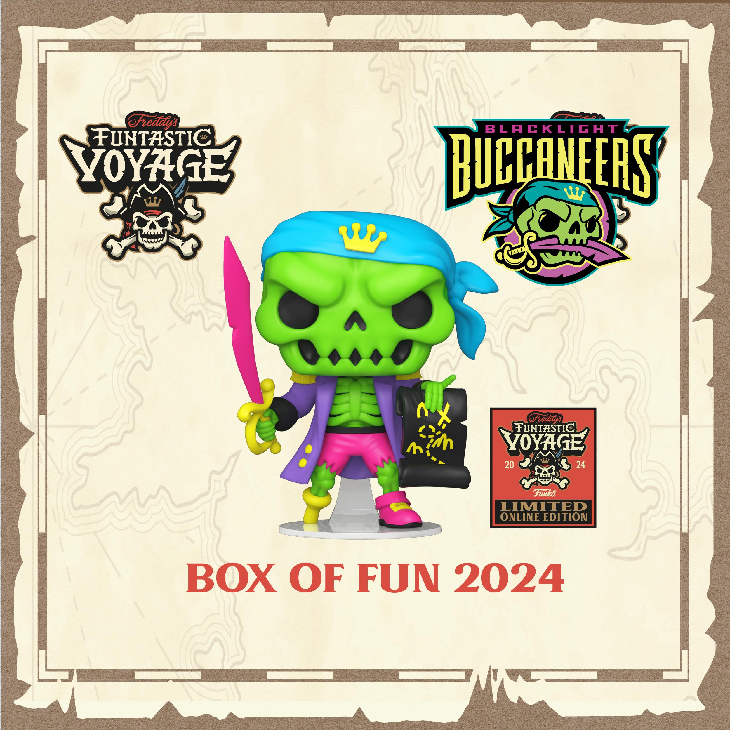 Funko Box of Fun Blacklight top Bandits Sealed