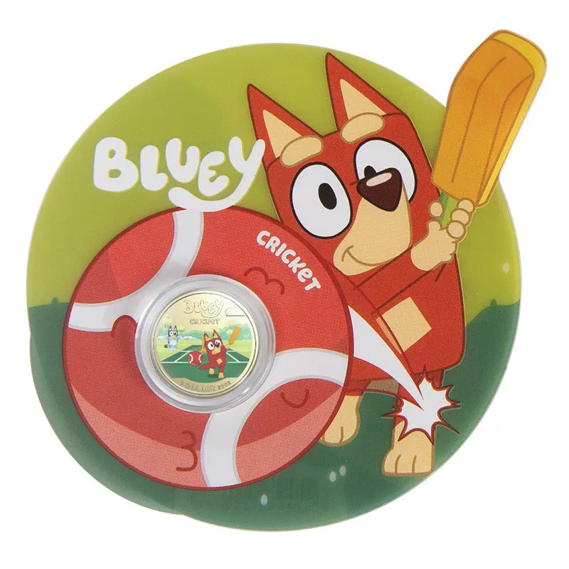 Image of $1 2027 Bluey Cricket Coloured UNC