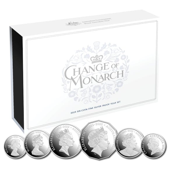 Hero image for 2024 Fine Silver Proof Set - Change of Monarch