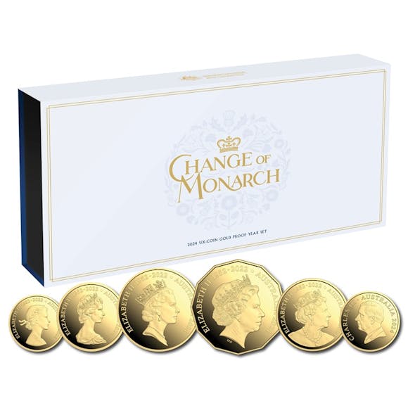 Hero image for 2024 Fine Gold Proof Set - Change of Monarch