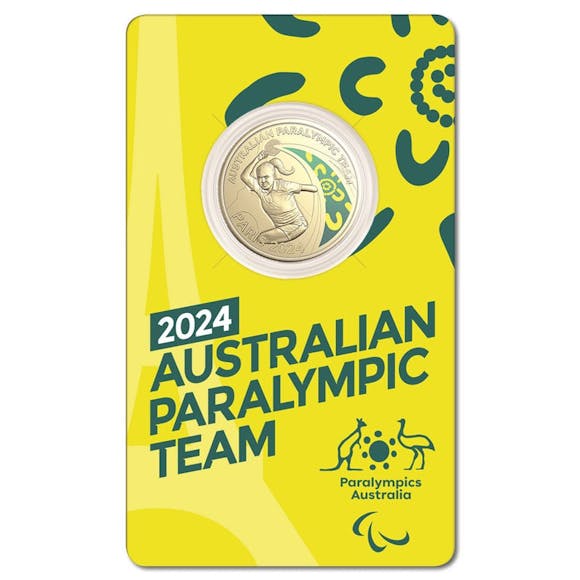 Hero image for $1 2024 Australian Paralympic Team Al/Bronze Coloured UNC