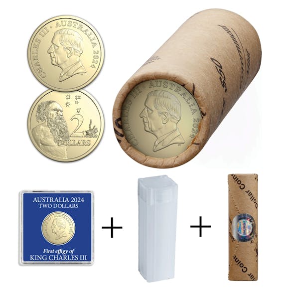 Hero image for $2 2024 Aboriginal Elder - King Charles III Mint Roll (PREMIUM PACKAGE)