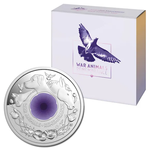 Hero image for $2 2024 War Animals Remembrance Silver Proof