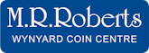 M.R.Roberts - Wynyard Coin Centre logo