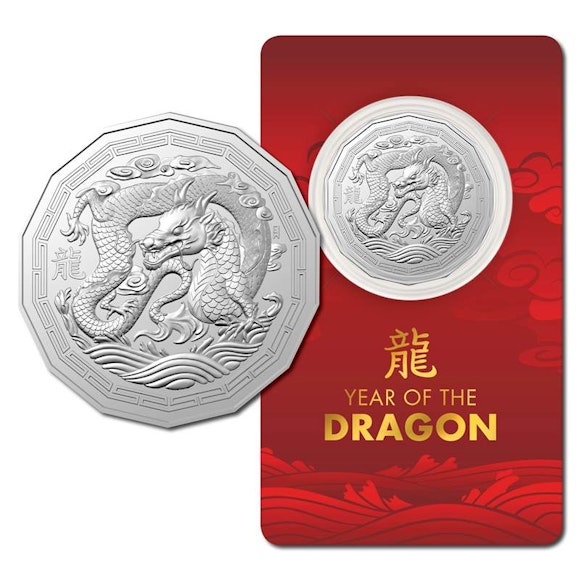Hero image for 50c 2024 Year of the Dragon UNC