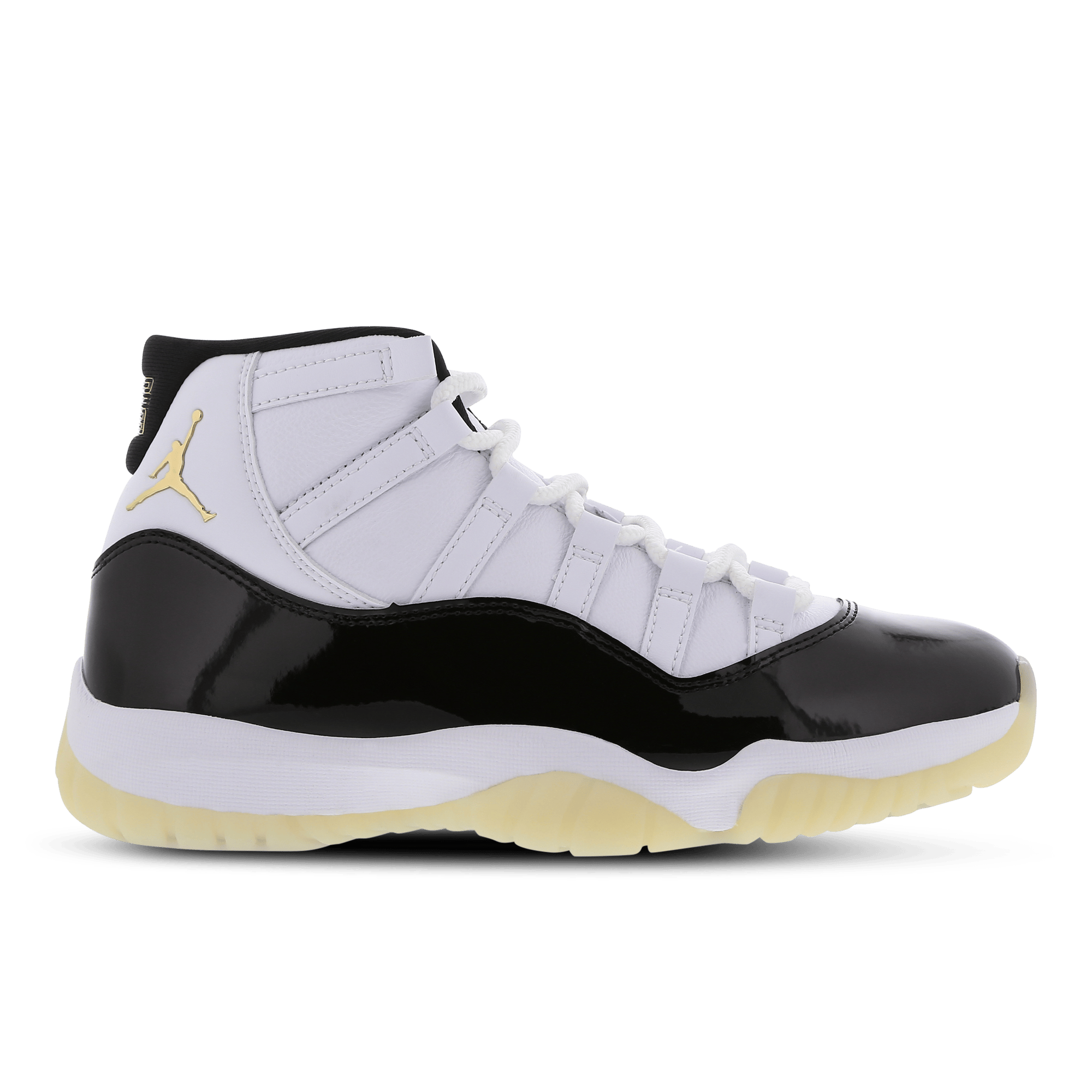 jordan retro 4 black and gold footlocker